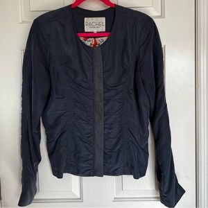 RACHEL Rachel Roy Ruched Moto Jacket